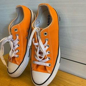 Orange Converse